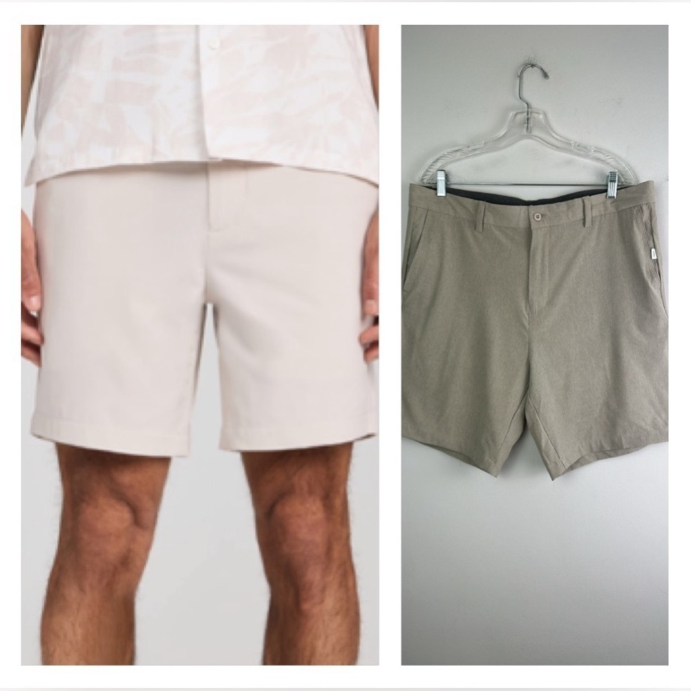 NWOT Onia Versatility Short Size 36 Men’s 8” Chinos Four-Way Stretch Resortwear
